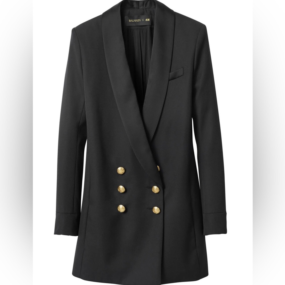 Balmain x H&M wool blazer